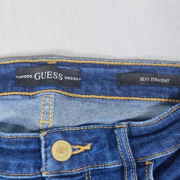 Guess Jeans Sexy Straight women's size 30/28 ink blue colour - Picture 6 of 16